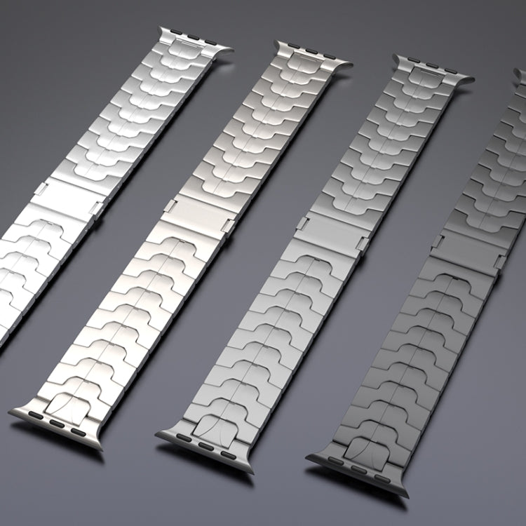 For Apple Watch Ultra 49mm Magnetic Buckle Titanium Alloy Watch Band(Silver)