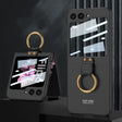 For Samsung Galaxy Z Flip6 / Flip7 FE GKK Integrated Ultra-thin PC Full Coverage Phone Case with Ring Holder(Black) - free shipping - PMC Jewellery - Order now!