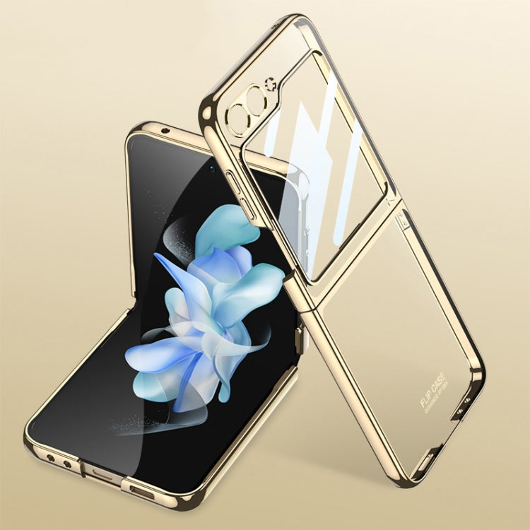 For Samsung Galaxy Z Flip6 / Flip7 FE GKK Integrated Electroplating Full Coverage Phone Case(Gold)