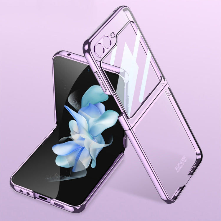 For Samsung Galaxy Z Flip6 GKK Integrated Electroplating Full Coverage Phone Case(Purple)