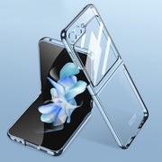 For Samsung Galaxy Z Flip6 / Flip7 FE GKK Integrated Electroplating Full Coverage Phone Case(Blue)