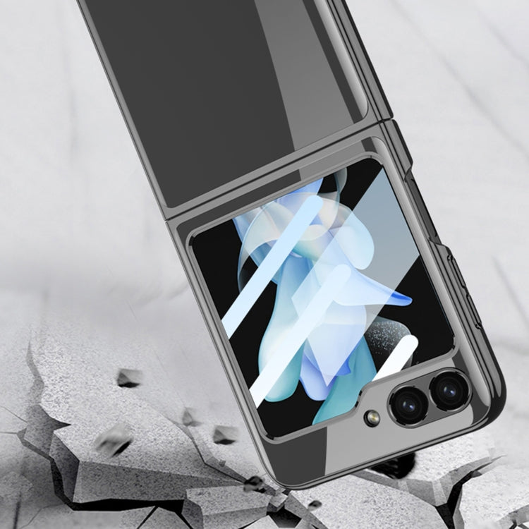 For Samsung Galaxy Z Flip6 / Flip7 FE GKK Integrated Electroplating Full Coverage Phone Case(Blue)