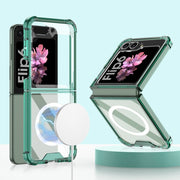 For Samsung Galaxy Z Flip6 GKK MagSafe Airbag Shockproof Phone Case(Green)
