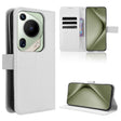 For Huawei Pura 70 Pro / 70 Pro+ Diamond Texture Leather Phone Case(White) - Huawei Cases by PMC Jewellery | Online Shopping South Africa | PMC Jewellery | Buy Now Pay Later Mobicred