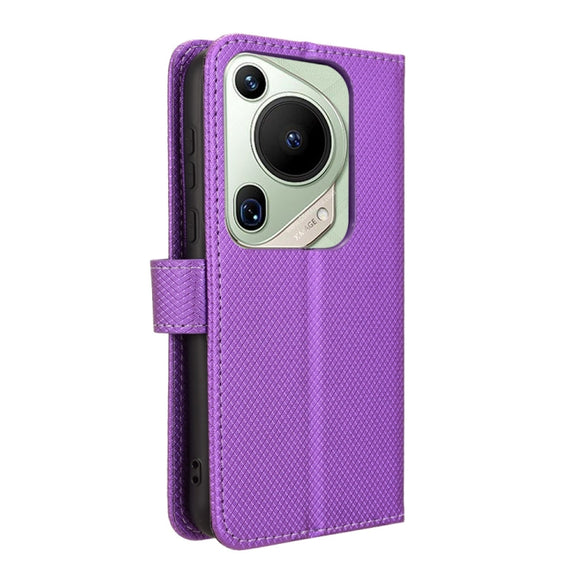For Huawei Pura 70 Pro / 70 Pro+ Diamond Texture Leather Phone Case(Purple)