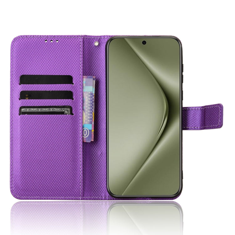 For Huawei Pura 70 Pro / 70 Pro+ Diamond Texture Leather Phone Case(Purple)