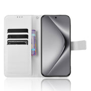 For Huawei Pura 70 Diamond Texture Leather Phone Case(White)