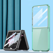For Samsung Galaxy Z Flip6 GKK Integrated Ultra-thin Large Window PC Phone Case(Green)