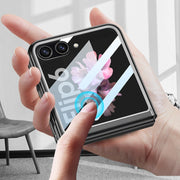 For Samsung Galaxy Z Flip6 GKK Integrated Ultra-thin Large Window PC Phone Case(Green)