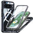 For Google Pixel 9 / 9 Pro RedPepper Transparent IP54 Life Waterproof Phone Case(Black) - free shipping - PMC TechLife - Order now!