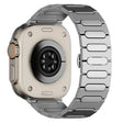 For Apple Watch Ultra 49mm Oval Butterfly Buckle Titanium Alloy Watch Band(Silver) - free shipping - PMC TechLife - Order now!