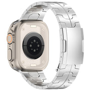For Apple Watch SE 40mm Turtle Buckle Titanium Alloy Watch Band(Silver)