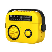 For AirPods Pro Radio Style Wireless Bluetooth Earphones Shockproof Protective Case(Yellow)