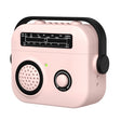 For AirPods 3 Radio Style Wireless Bluetooth Earphones Shockproof Protective Case(Pink) - For AirPods 3 by PMC Jewellery | Online Shopping South Africa | PMC Jewellery | Buy Now Pay Later Mobicred