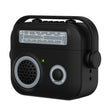 For AirPods 3 Radio Style Wireless Bluetooth Earphones Shockproof Protective Case(Black) - For AirPods 3 by PMC Jewellery | Online Shopping South Africa | PMC Jewellery | Buy Now Pay Later Mobicred