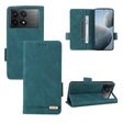For Redmi K70 / K70 Pro Magnetic Clasp Leather Phone Case(Green) - Xiaomi Cases by PMC Jewellery | Online Shopping South Africa | PMC Jewellery | Buy Now Pay Later Mobicred