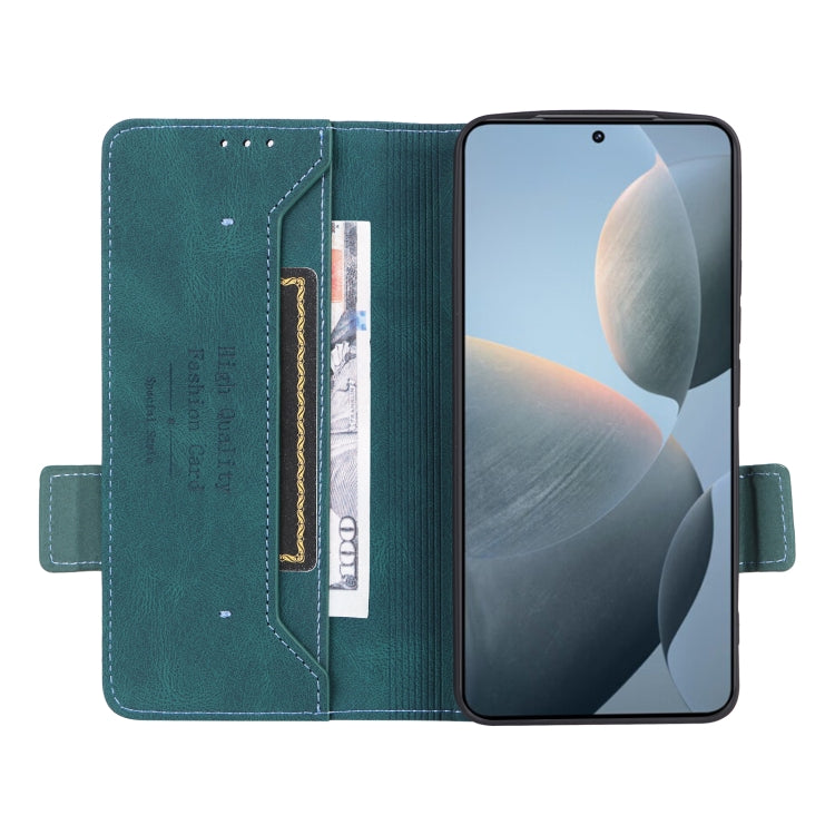For Redmi K70 / K70 Pro Magnetic Clasp Leather Phone Case(Green)