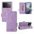 For Redmi K70 / K70 Pro Magnetic Clasp Leather Phone Case(Purple) - Xiaomi Cases by PMC Jewellery | Online Shopping South Africa | PMC Jewellery | Buy Now Pay Later Mobicred