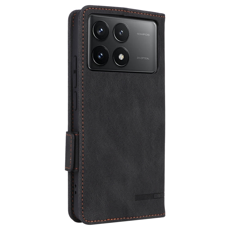 For Redmi K70 / K70 Pro Magnetic Clasp Leather Phone Case(Black)