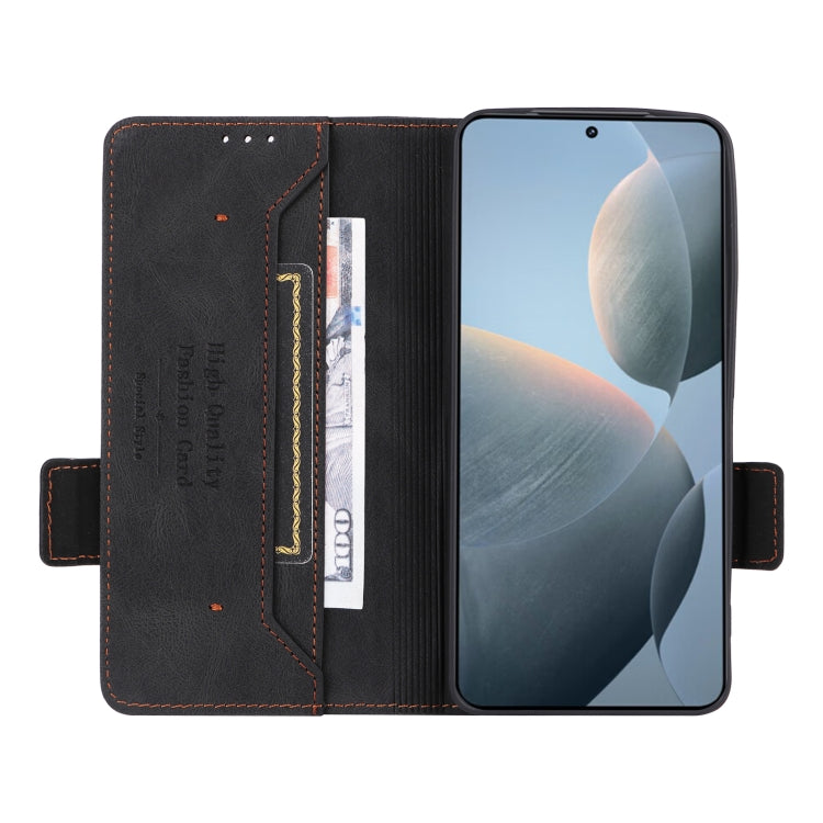 For Redmi K70 / K70 Pro Magnetic Clasp Leather Phone Case(Black)
