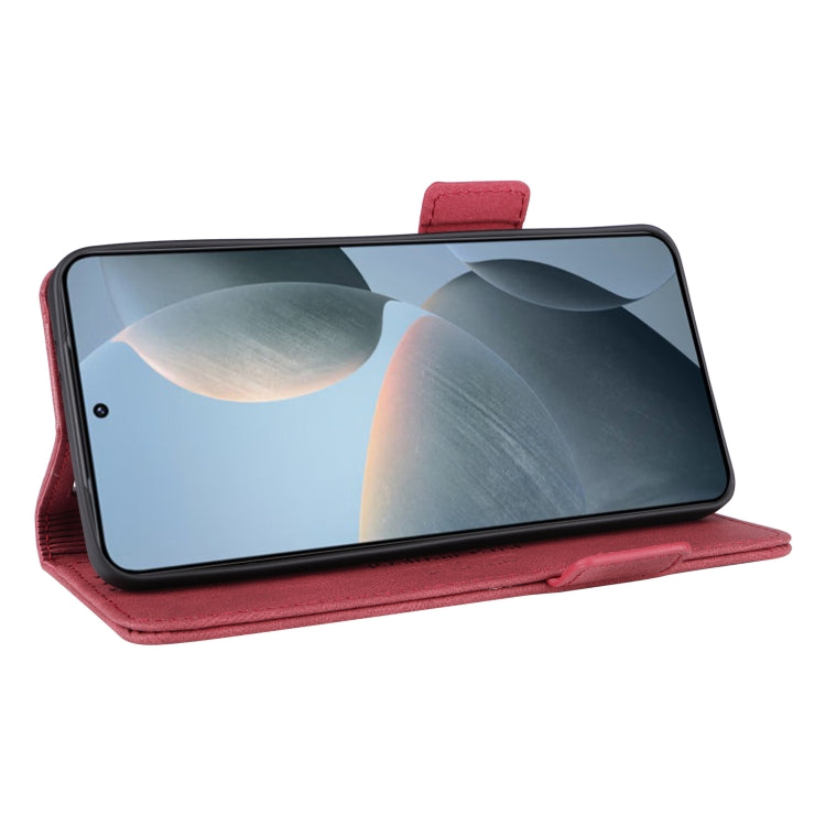 For Redmi K70 / K70 Pro Magnetic Clasp Leather Phone Case(Red)