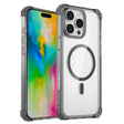 For iPhone 16 Pro Transparent MagSafe Magnetic Phone Case(Black) - iPhone 16 Pro Cases by PMC TechLife | Online Shopping South Africa | PMC TechLife | Buy Now Pay Later Mobicred