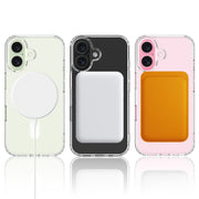 For iPhone 16 Plus MagSafe Clear Acrylic PC Hybrid TPU Phone Case(Transparent)