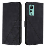 For Ulefone Note 14 Crossbody 3D Embossed Flip Leather Phone Case(Black)