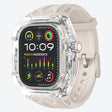 For Apple Watch Ultra 49mm Modified PC Hybrid TPU Watch Case Band(Starlight Transparent) - Watch Bands by PMC TechLife | Online Shopping South Africa | PMC TechLife | Buy Now Pay Later Mobicred