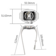 For Apple Watch SE 2022 44mm Modified PC Hybrid TPU Watch Case Band(Starlight Transparent)