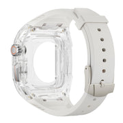 For Apple Watch Series 7 45mm Modified PC Hybrid TPU Watch Case Band(Starlight Transparent)