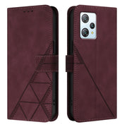 For Blackview A53 Crossbody 3D Embossed Flip Leather Phone Case(Wine Red)