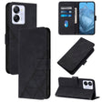 For Blackview Color 8 Crossbody 3D Embossed Flip Leather Phone Case(Black) - More Brand by PMC TechLife | Online Shopping South Africa | PMC TechLife | Buy Now Pay Later Mobicred