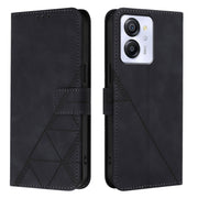 For Blackview Color 8 Crossbody 3D Embossed Flip Leather Phone Case(Black)