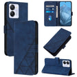 For Blackview Color 8 Crossbody 3D Embossed Flip Leather Phone Case(Blue) - More Brand by PMC TechLife | Online Shopping South Africa | PMC TechLife | Buy Now Pay Later Mobicred