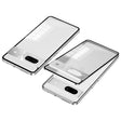 For Google Pixel 7a Snap Buckle Metal Frame Frosted Phone Case(Silver) - Google Cases by PMC TechLife | Online Shopping South Africa | PMC TechLife | Buy Now Pay Later Mobicred