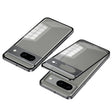 For Google Pixel 8 Snap Buckle Metal Frame Frosted Phone Case(Grey) - Google Cases by PMC TechLife | Online Shopping South Africa | PMC TechLife | Buy Now Pay Later Mobicred