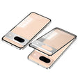 For Google Pixel 8 Snap Buckle Metal Frame Frosted Phone Case(Silver) - Google Cases by PMC TechLife | Online Shopping South Africa | PMC TechLife | Buy Now Pay Later Mobicred