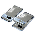 For Google Pixel 8 Snap Buckle Metal Frame Frosted Phone Case(Blue) - free shipping - PMC TechLife - Order now!