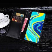 For Cubot P40 idewei Crocodile Texture Horizontal Flip Leather Case with Holder & Card Slots & Wallet(Black)