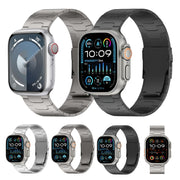 For Apple Watch Series 5 44mm 26mm Oracle Safety Buckle Titanium Alloy Watch Band(Silver)