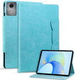 For Lenovo Tab K11 Plus / M11 Plus  Cat Buckle Leather Tablet Case(Sky Blue) - Lenovo by PMC TechLife | Online Shopping South Africa | PMC TechLife | Buy Now Pay Later Mobicred
