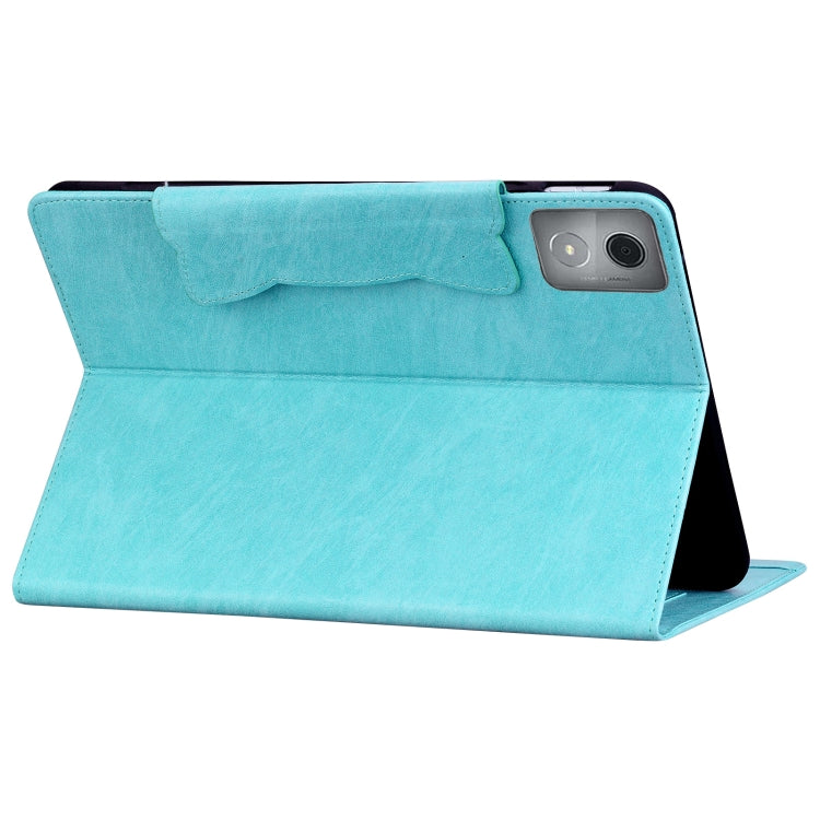 For Lenovo Tab K11 Plus / M11 Plus  Cat Buckle Leather Tablet Case(Sky Blue)
