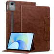 For Lenovo Xiaoxin Pad Pro 12.7 2025 Cat Buckle Leather Tablet Case(Brown) - Lenovo by PMC TechLife | Online Shopping South Africa | PMC TechLife | Buy Now Pay Later Mobicred