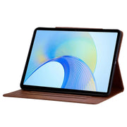 For Lenovo Xiaoxin Pad Pro 12.7 2025 Cat Buckle Leather Tablet Case(Brown)