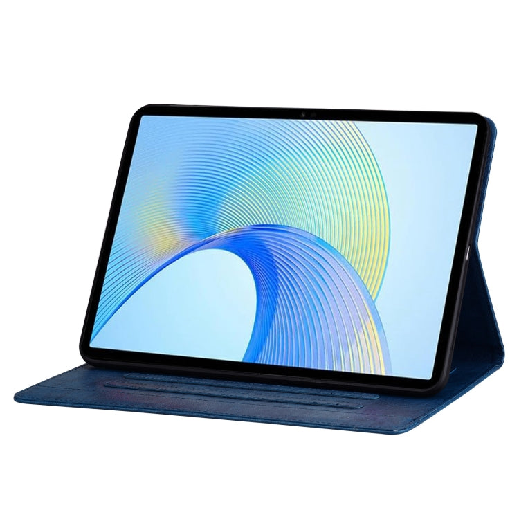 For Lenovo Xiaoxin Pad Pro 12.7 2025 Cat Buckle Leather Tablet Case(Royal Blue)