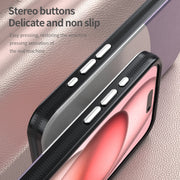 For iPhone 16 Pro Leather Texture MagSafe Magnetic TPU + PC Phone Case(Light Purple)