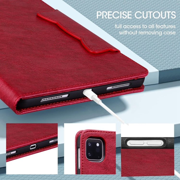 For Honor Pad 8 Cat Buckle Leather Tablet Case(Red)