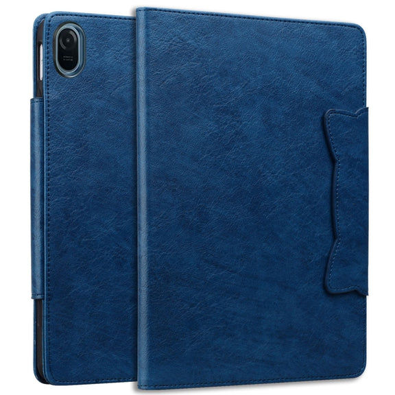For Honor Pad 8 Cat Buckle Leather Tablet Case(Royal Blue)