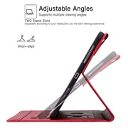 For Honor Pad 9 Cat Buckle Leather Tablet Case(Red)